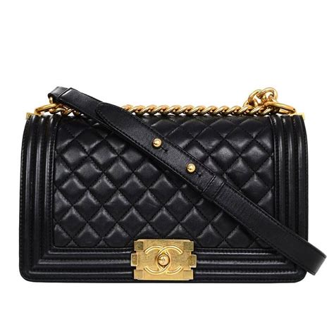 black chanel boy bag|chanel boy bag inside.